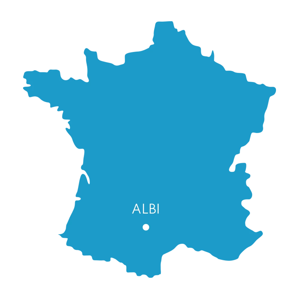 carte france avf albi